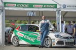 Przemysław Saleta podczas czwartej eliminacji Volkswagen Castrol Cup w Poznaniu. Przemyslaw Saleta.jpg