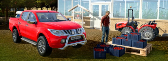 MITSUBISHI L200 W NOWEJ GRZE SYMULATOR FARMY 17: PURE FARMING BIZNES, Motoryzacja - Nowy model Mitsubishi L200 jest bohaterem najnowszej gry Symulator Farmy 17: Pure Farming. Światowa premiera planowana jest na pierwszy kwartał 2017 roku.