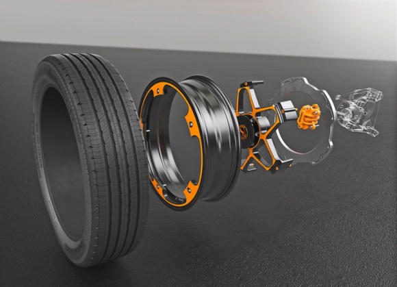 Nowa koncepcja koła według Continental BIZNES, Motoryzacja - Continental, producent opon i wiodący dostawca rozwiązań dla motoryzacji, opracował nową koncepcję koła zintegrowanego z hamulcami. Koło koncepcyjne - New Wheel Concept - powstało z myślą o zwiększeniu skuteczności hamowania.