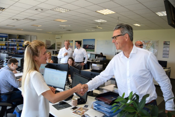 Wyjątkowy Gość w Seifert Polska BIZNES, Motoryzacja - W pierwszych dniach sierpnia Seifert Polska gości Prezesa Grupy Seifert Logistics - Haralda Seiferta.